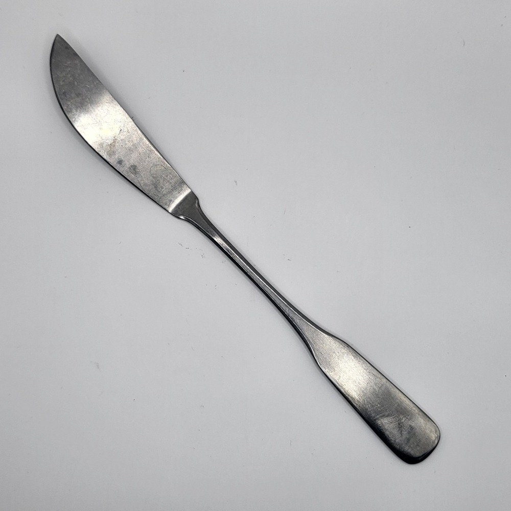 Vintage Supreme Cutlery Japan Stainless Butter Knife‎ Spreader Flat Handle